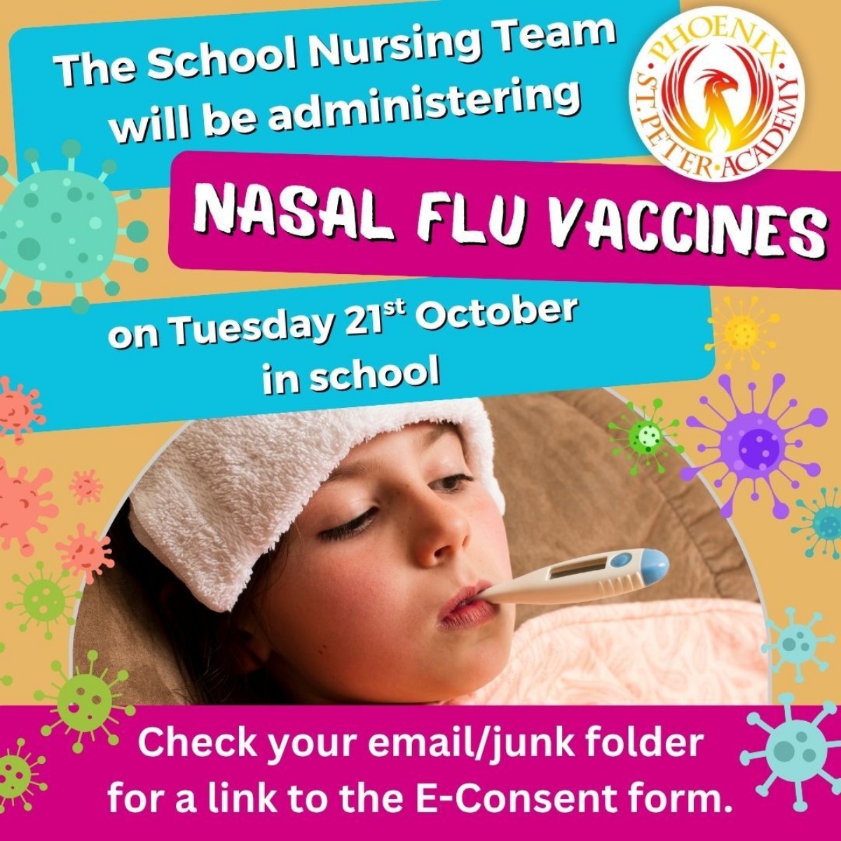 Phoenix St Peter Academy - Nasal Flu Vaccine